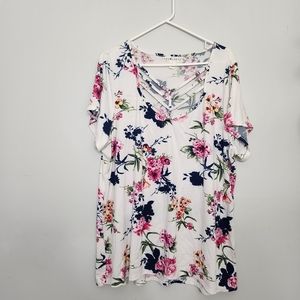 Eye Candy Floral Shirt 3X